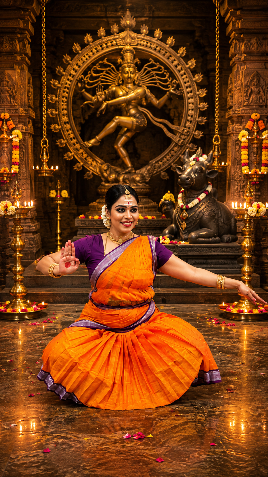 Bharatanatyam dancer